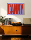 Canny Typography Quote Print - Red