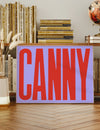 Canny Typography Quote Print - Red