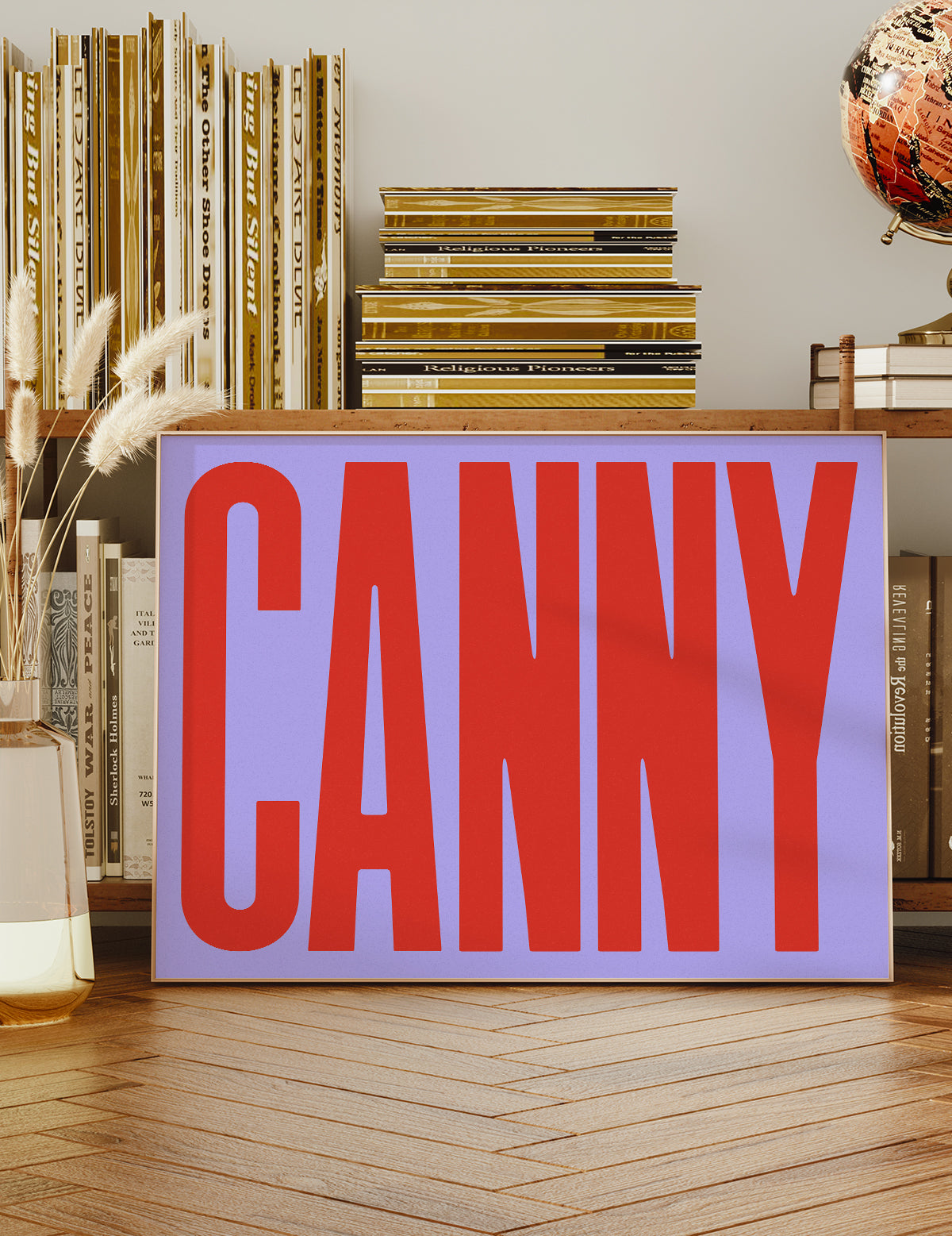 Canny Typography Quote Print - Red