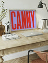 Canny Typography Quote Print - Red