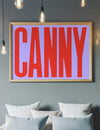 Canny Typography Quote Print - Red