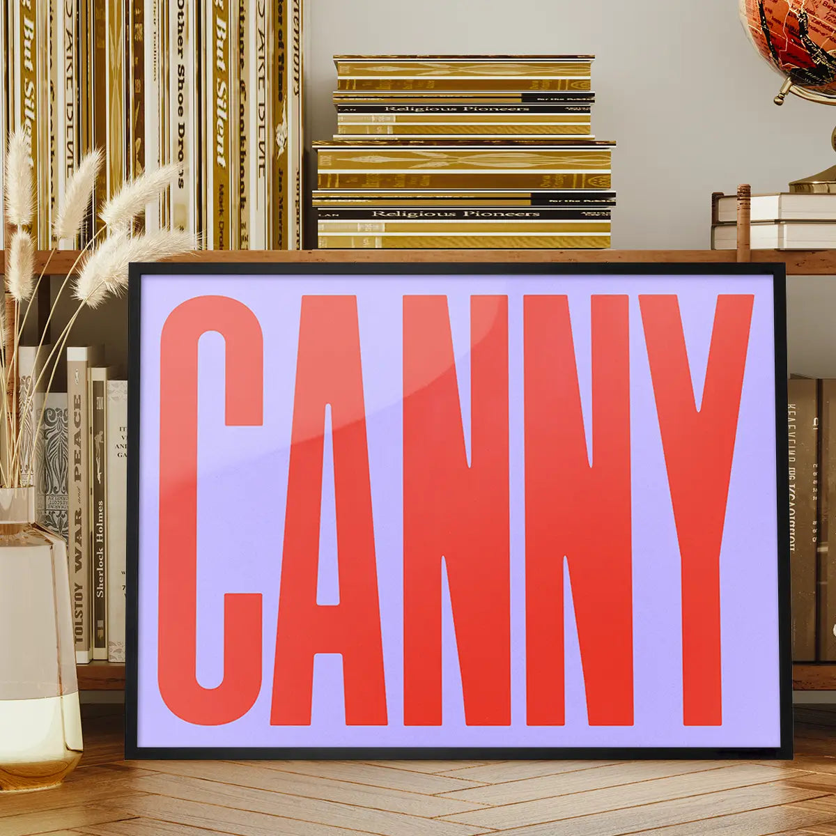 Canny Typography Quote Print - Red