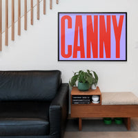Canny Typography Quote Print - Red