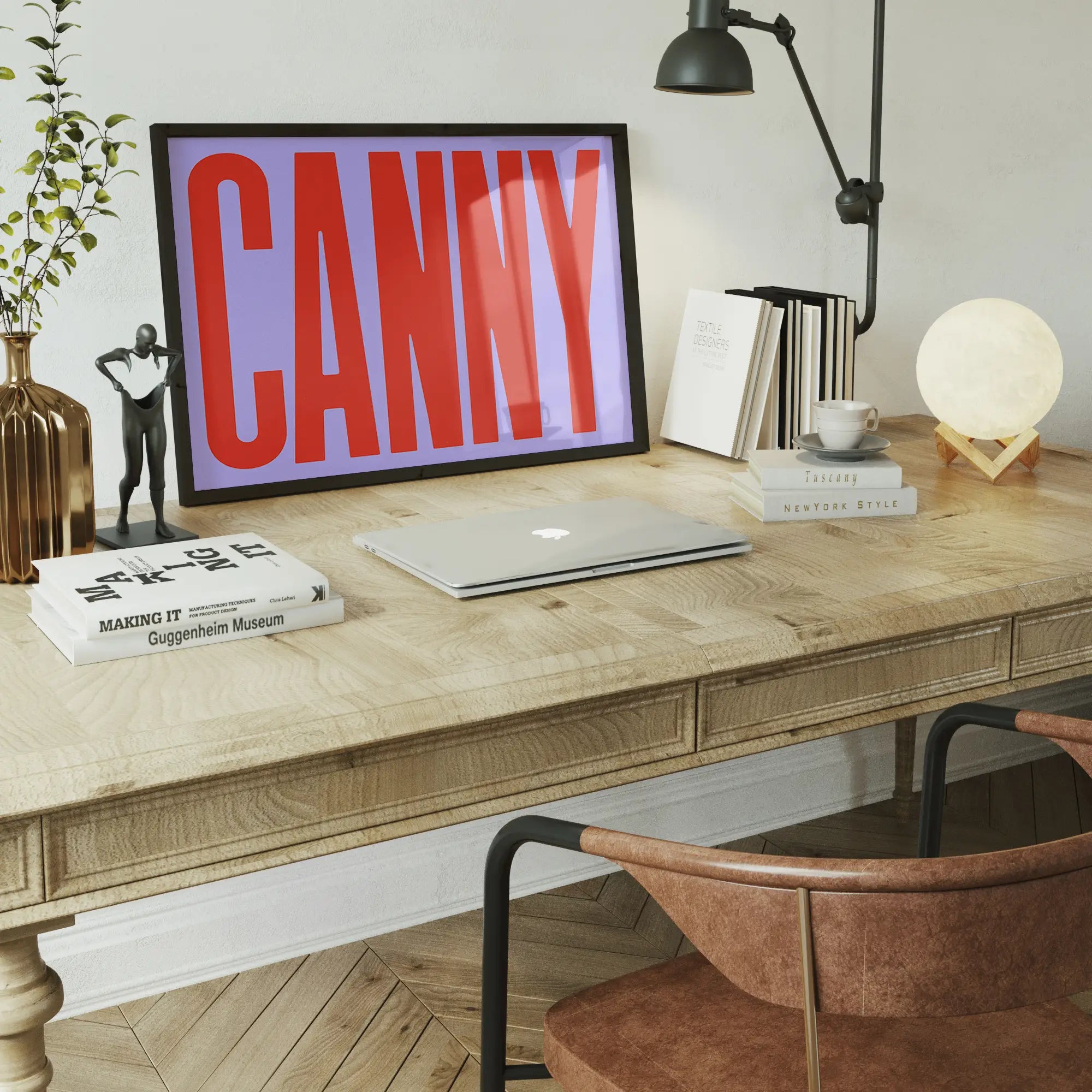 Canny Typography Quote Print - Red