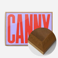 Canny Typography Quote Print - Red