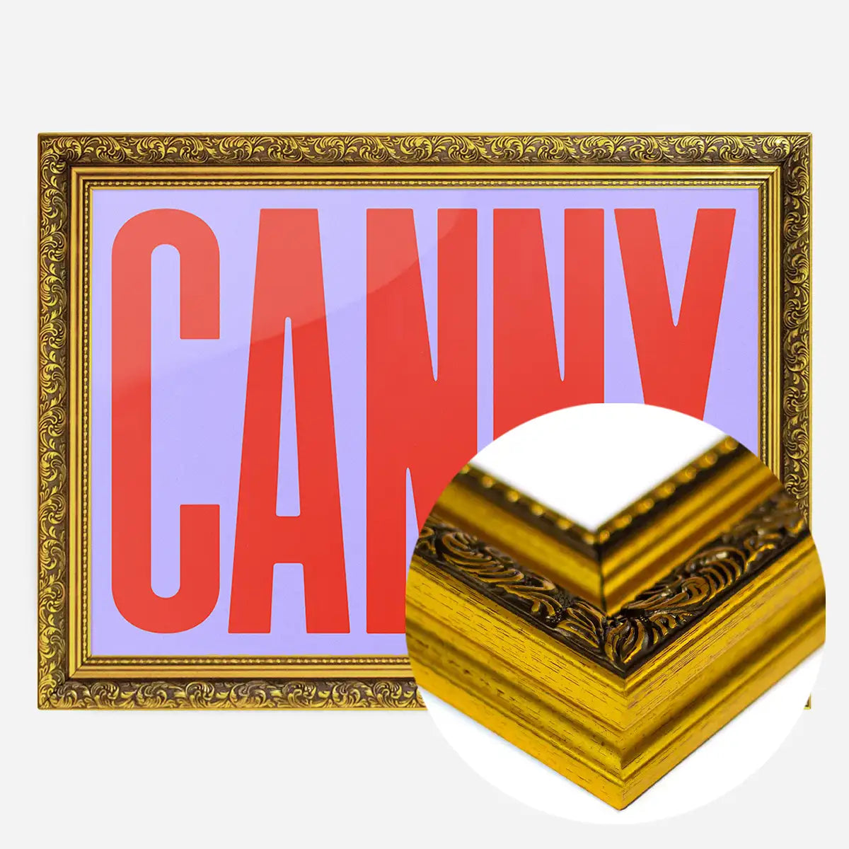 Canny Typography Quote Print - Red