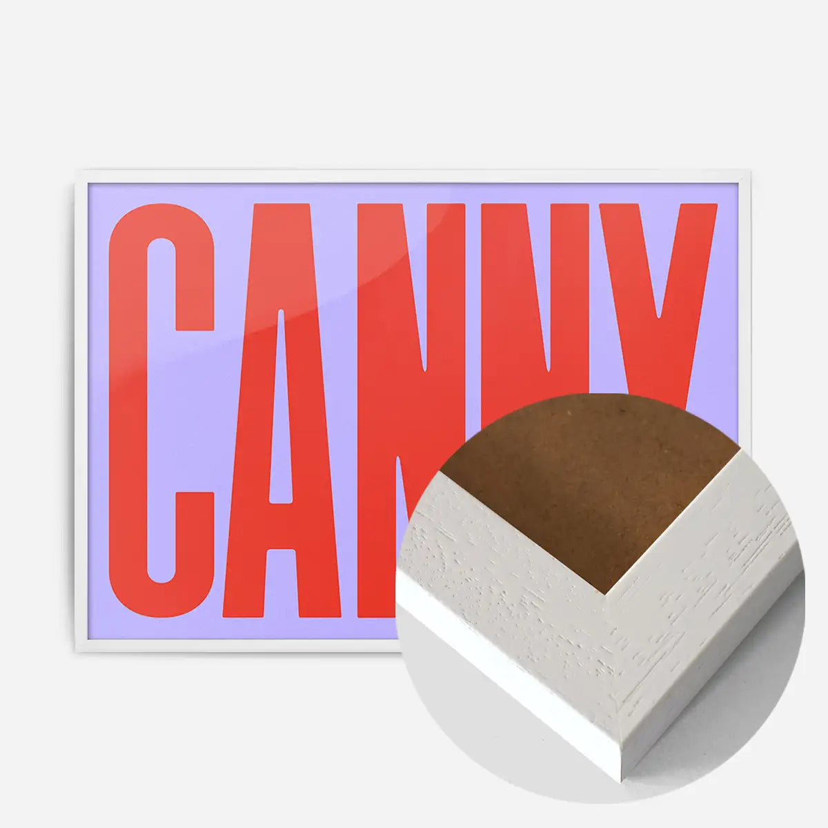 Canny Typography Quote Print - Red