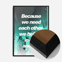 Acquiesce Oasis Lyrics Poster