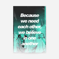 Acquiesce Oasis Lyrics Poster