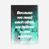 Acquiesce Oasis Lyrics Poster