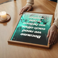 Acquiesce Oasis Lyrics Poster