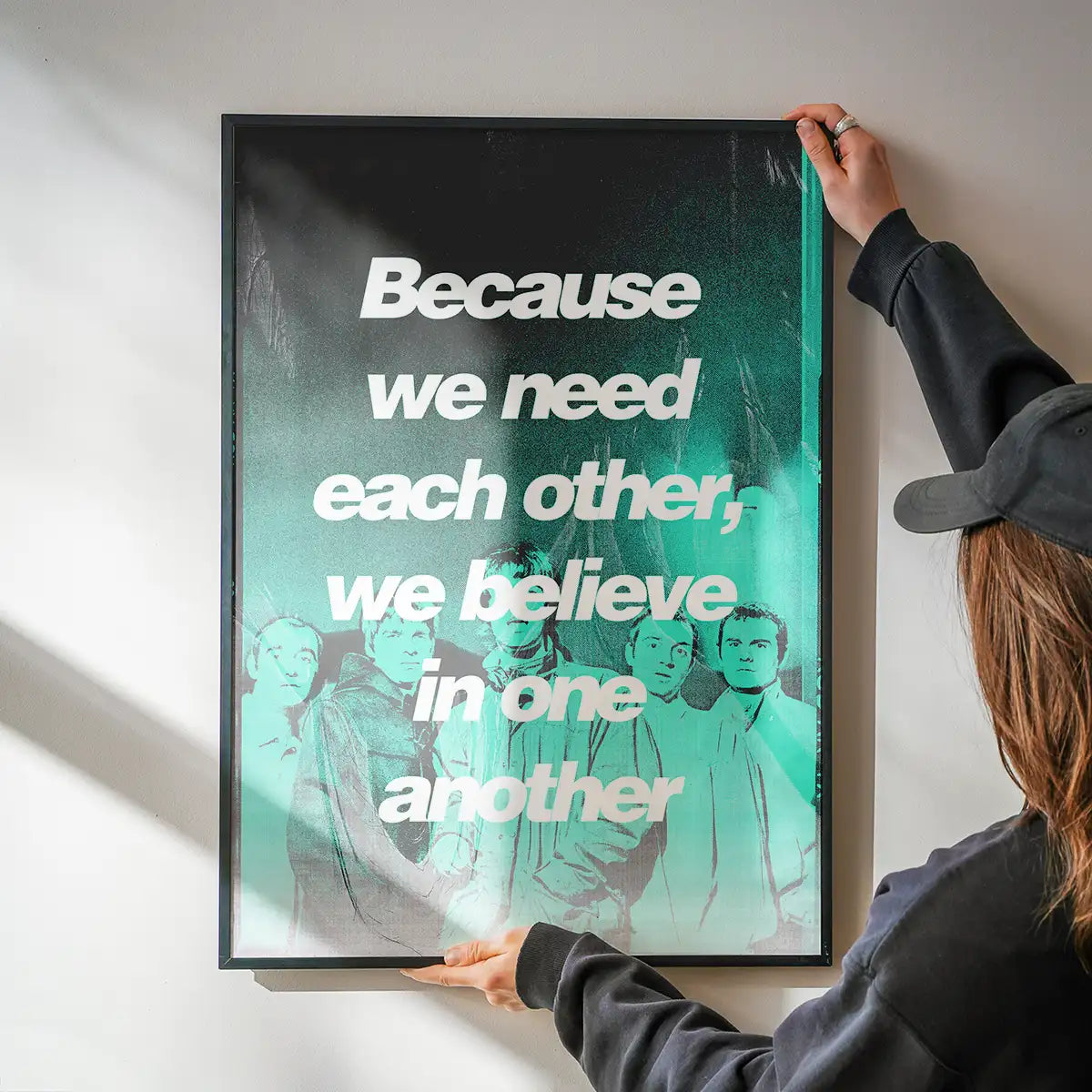 Acquiesce Oasis Lyrics Poster