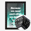 Black Ornate Frame