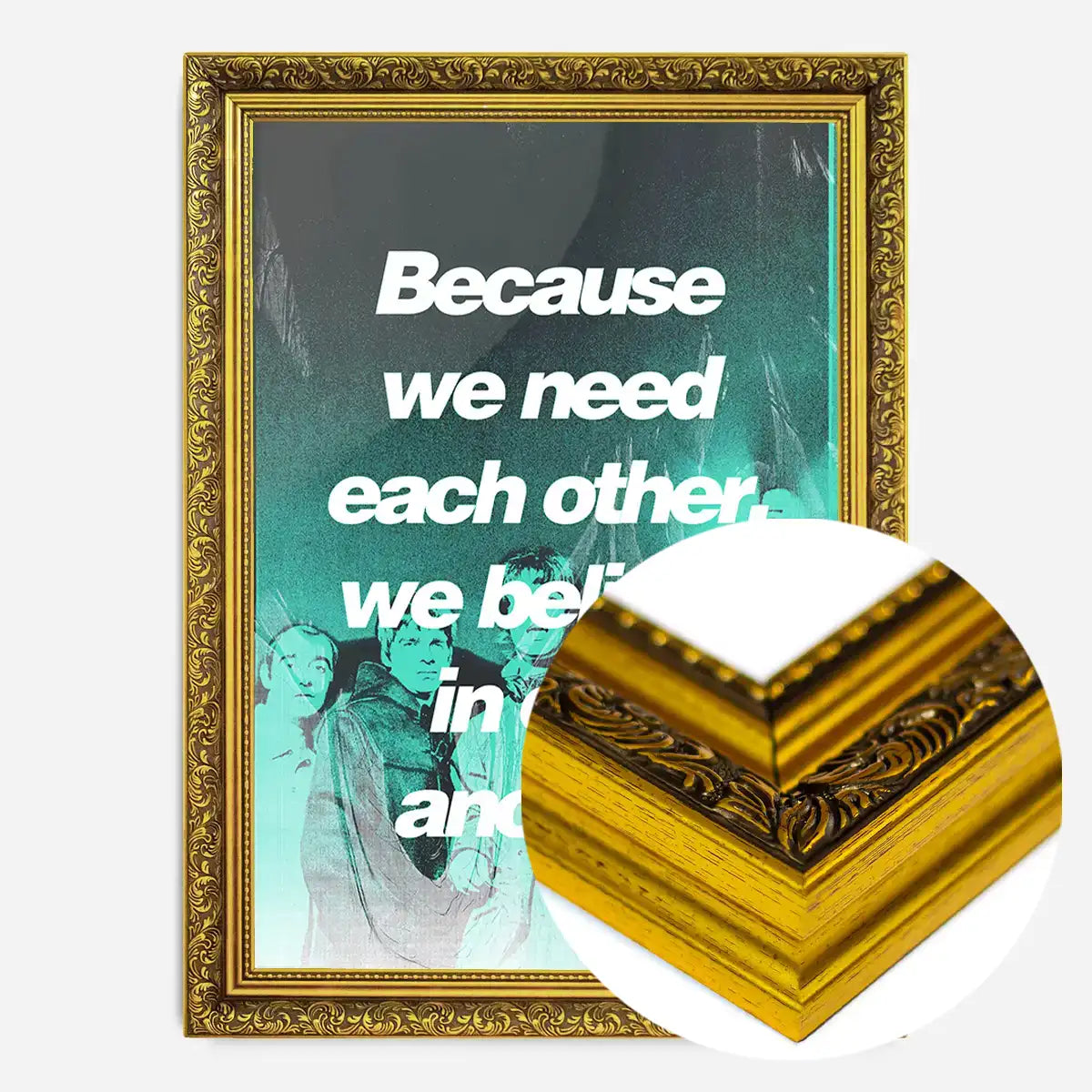 Acquiesce Oasis Lyrics Poster