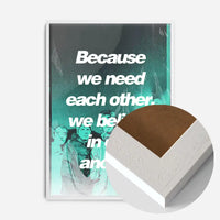 Acquiesce Oasis Lyrics Poster