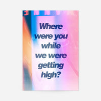 Champagne Supernova Oasis Lyrics Print