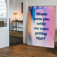 Champagne Supernova Oasis Lyrics Print