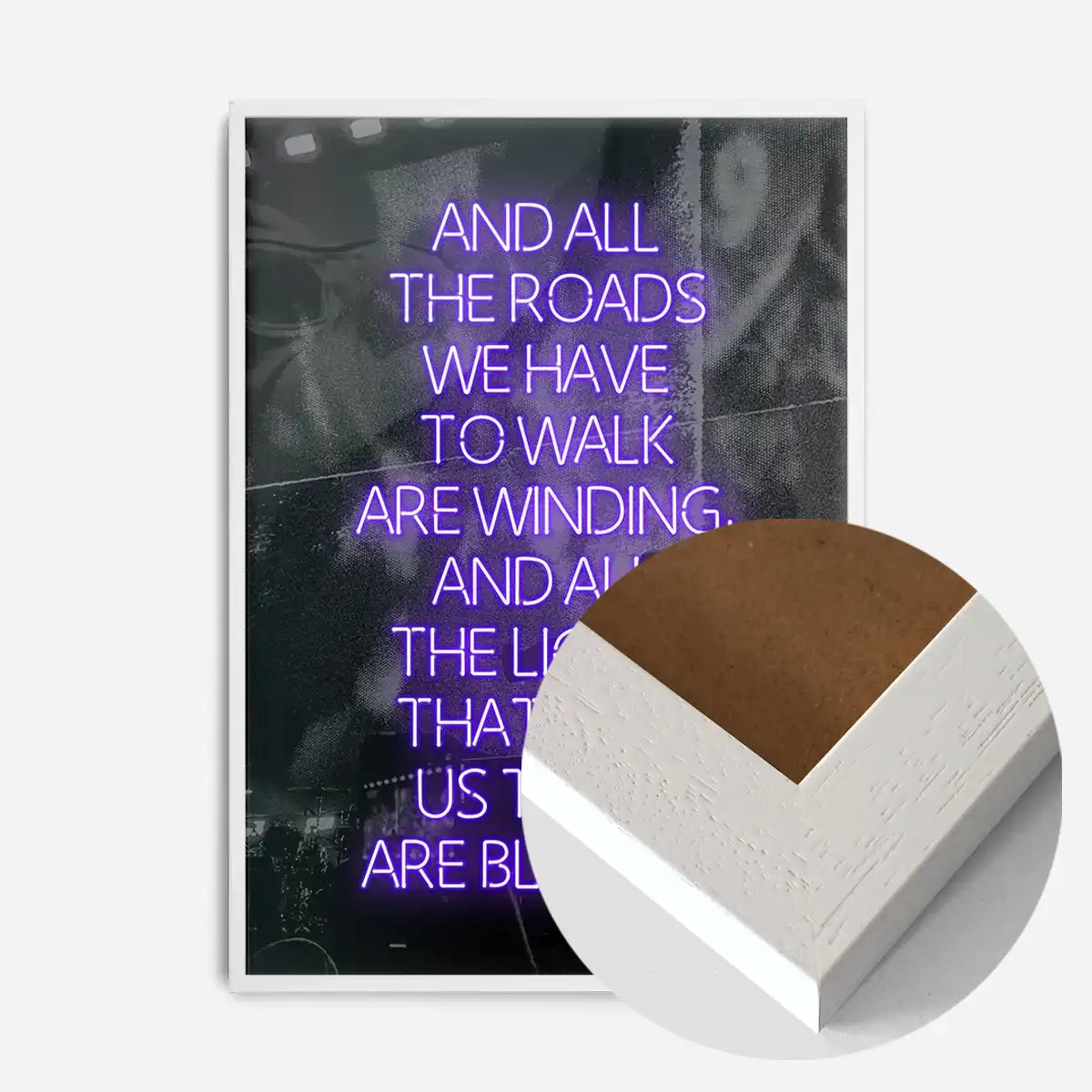 Wonderwall Oasis Lyrics Gig Background Print