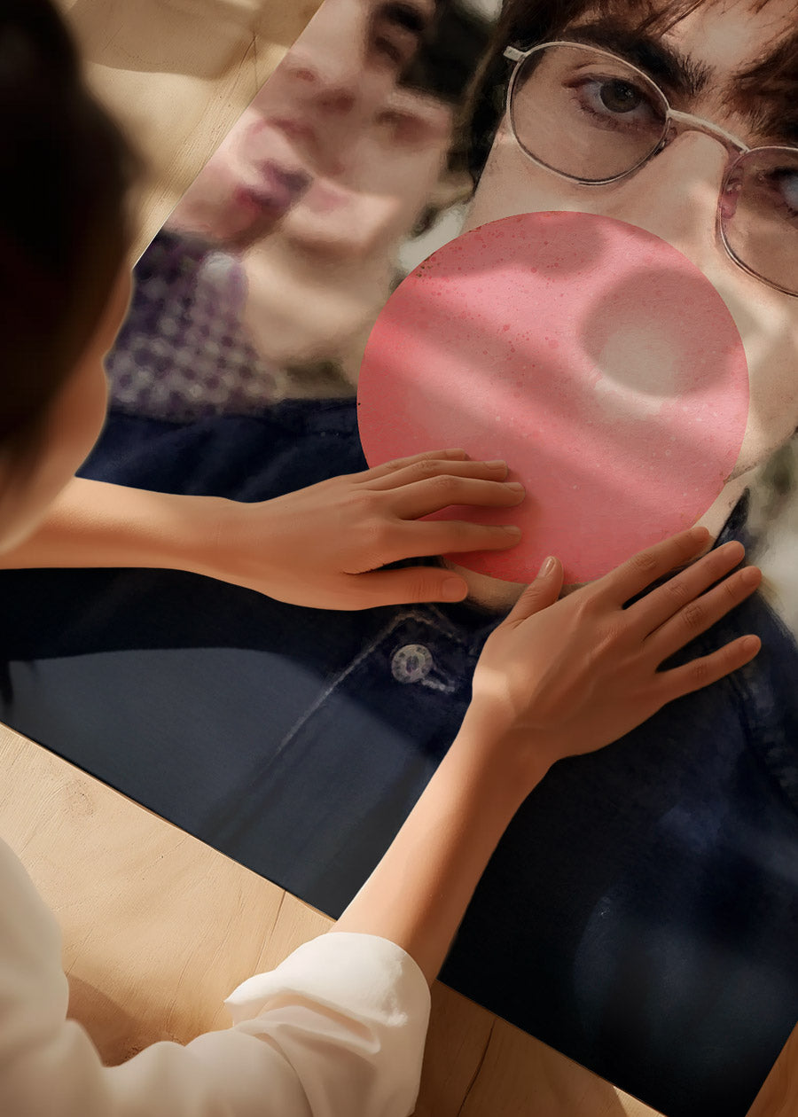 Liam Bubblegum Portrait Oasis Print