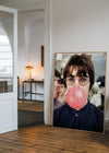 Liam Bubblegum Portrait Oasis Print