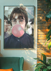 Liam Bubblegum Portrait Oasis Print