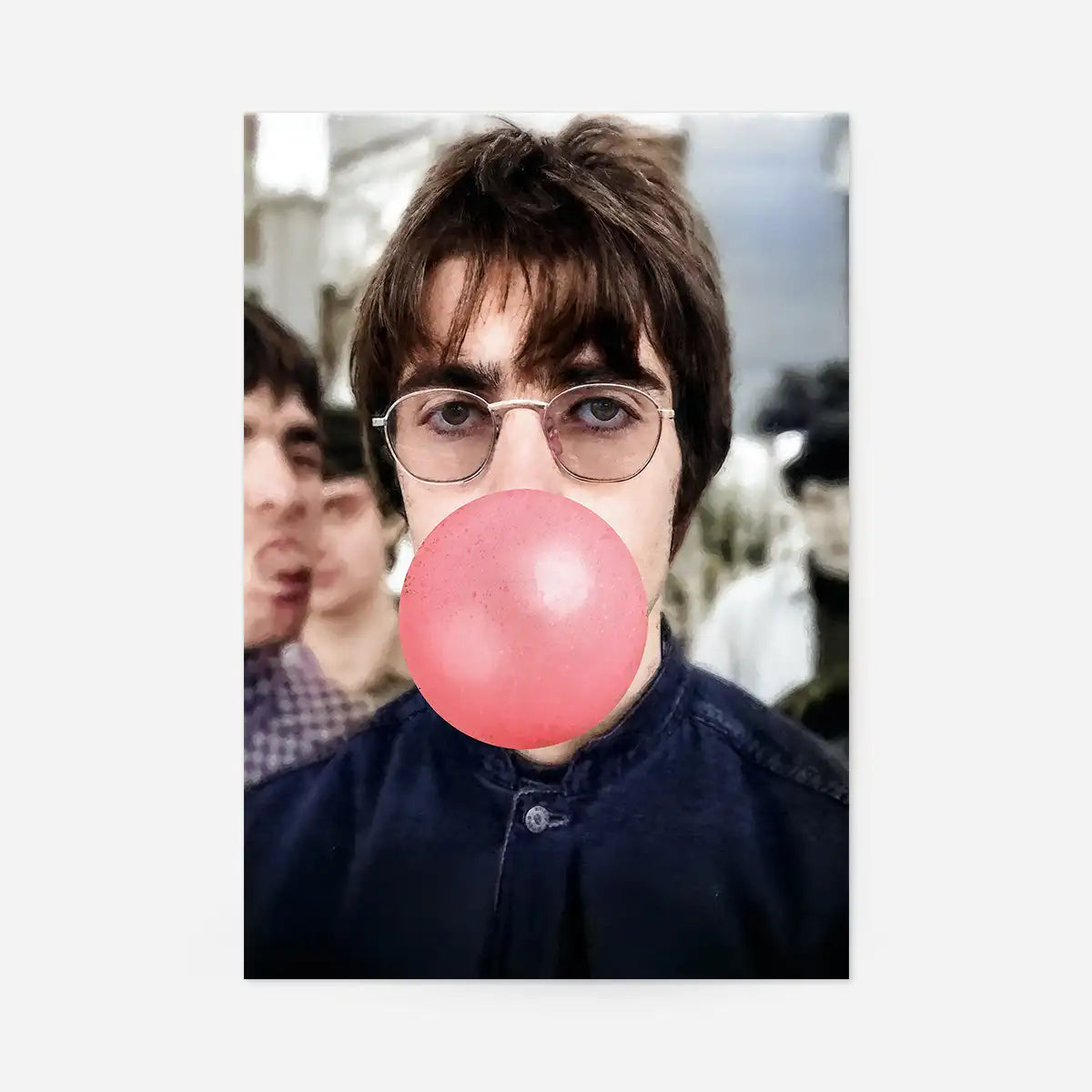 Liam Bubblegum Portrait Oasis Print