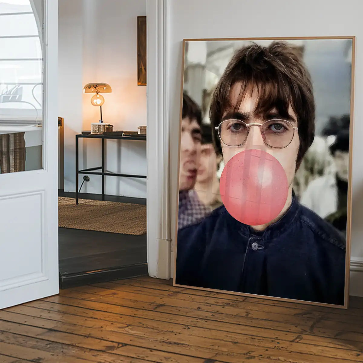Liam Bubblegum Portrait Oasis Print