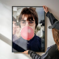 Liam Bubblegum Portrait Oasis Print