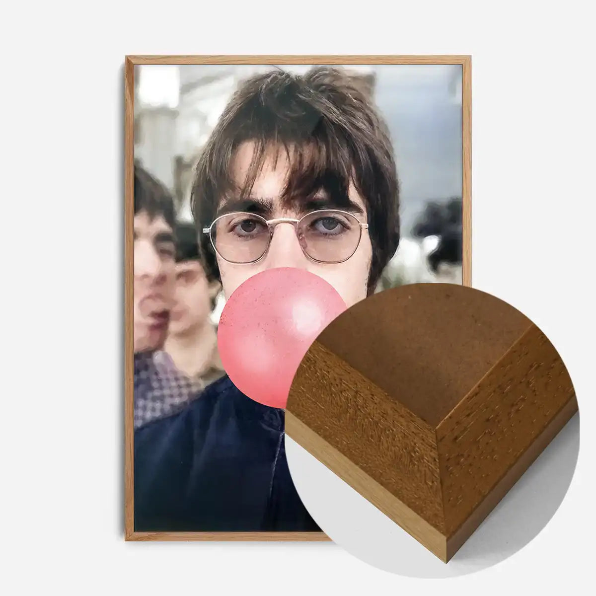 Liam Bubblegum Portrait Oasis Print