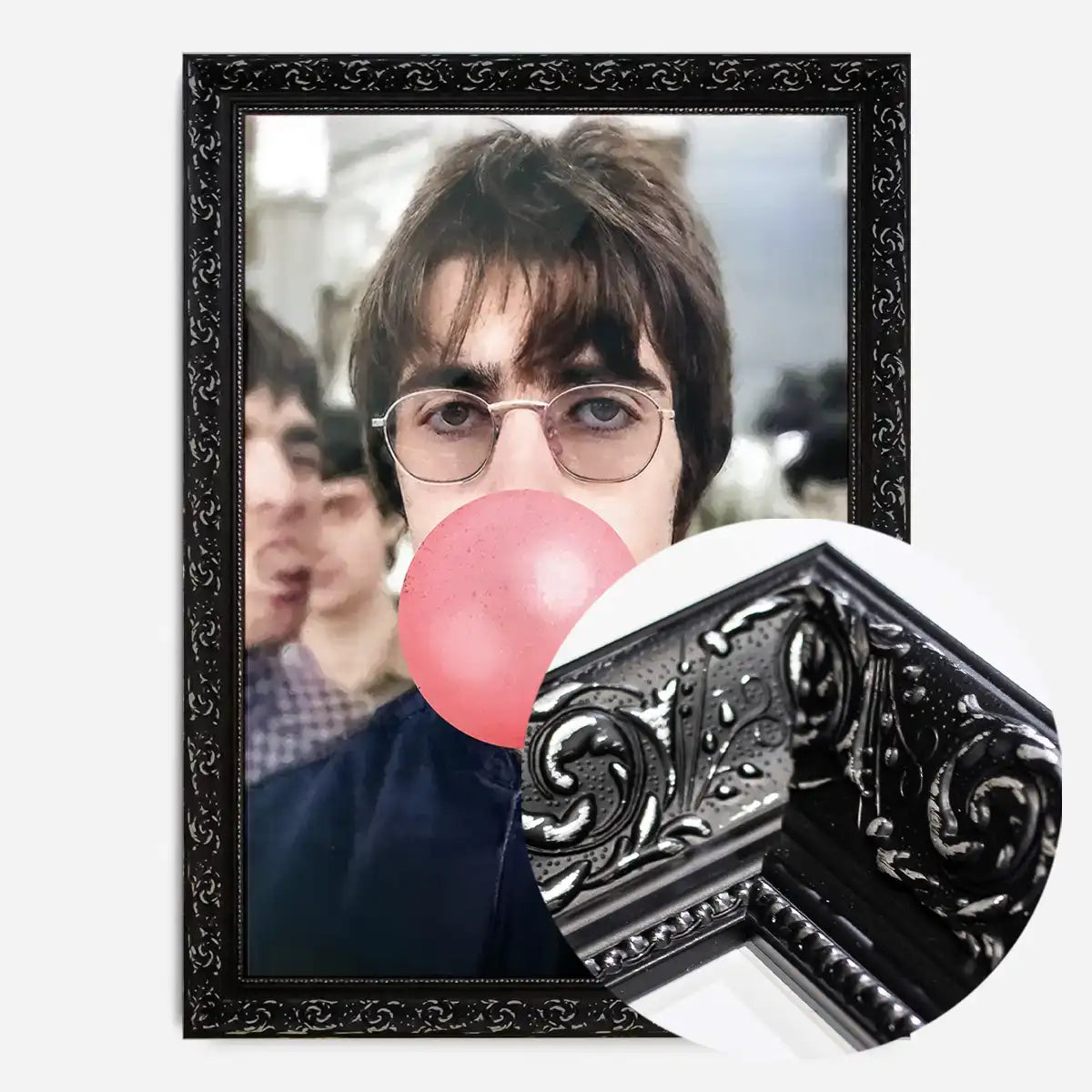 Liam Bubblegum Portrait Oasis Print