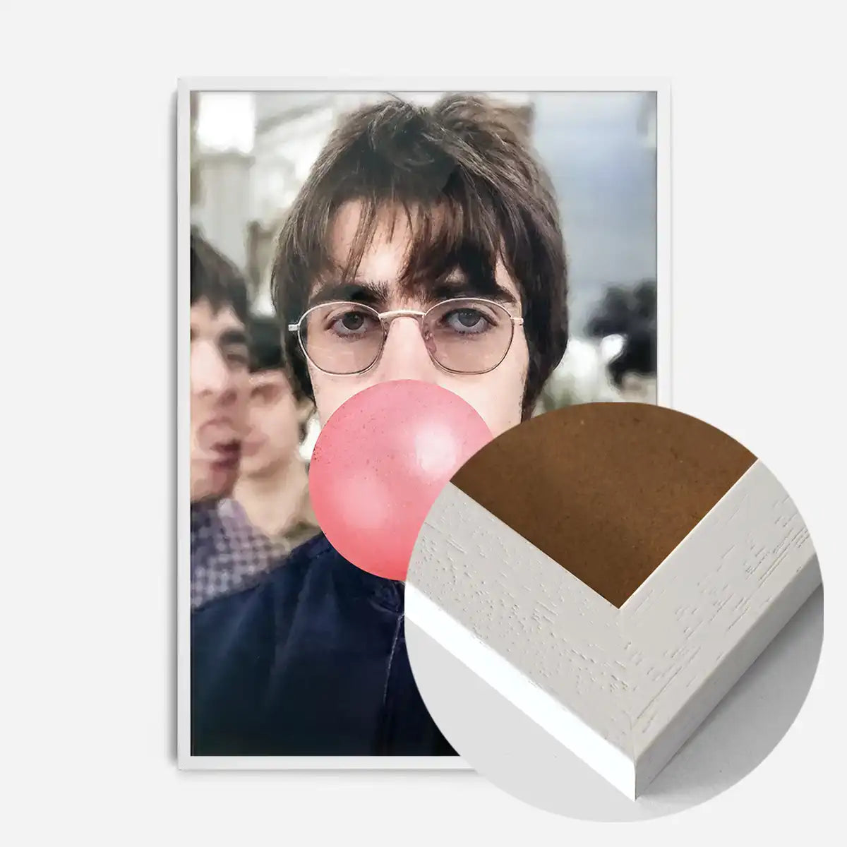 Liam Bubblegum Portrait Oasis Print