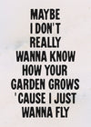 Live Forever 2025 Oasis Lyrics Print