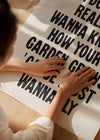 Live Forever 2025 Oasis Lyrics Print