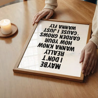 Live Forever 2025 Oasis Lyrics Print