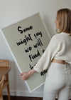 Some Might Say 2025 Oasis Lyrics Print