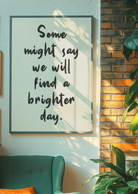 Some Might Say 2025 Oasis Lyrics Print