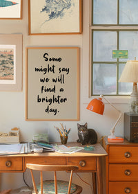 Some Might Say 2025 Oasis Lyrics Print