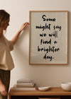 Some Might Say 2025 Oasis Lyrics Print