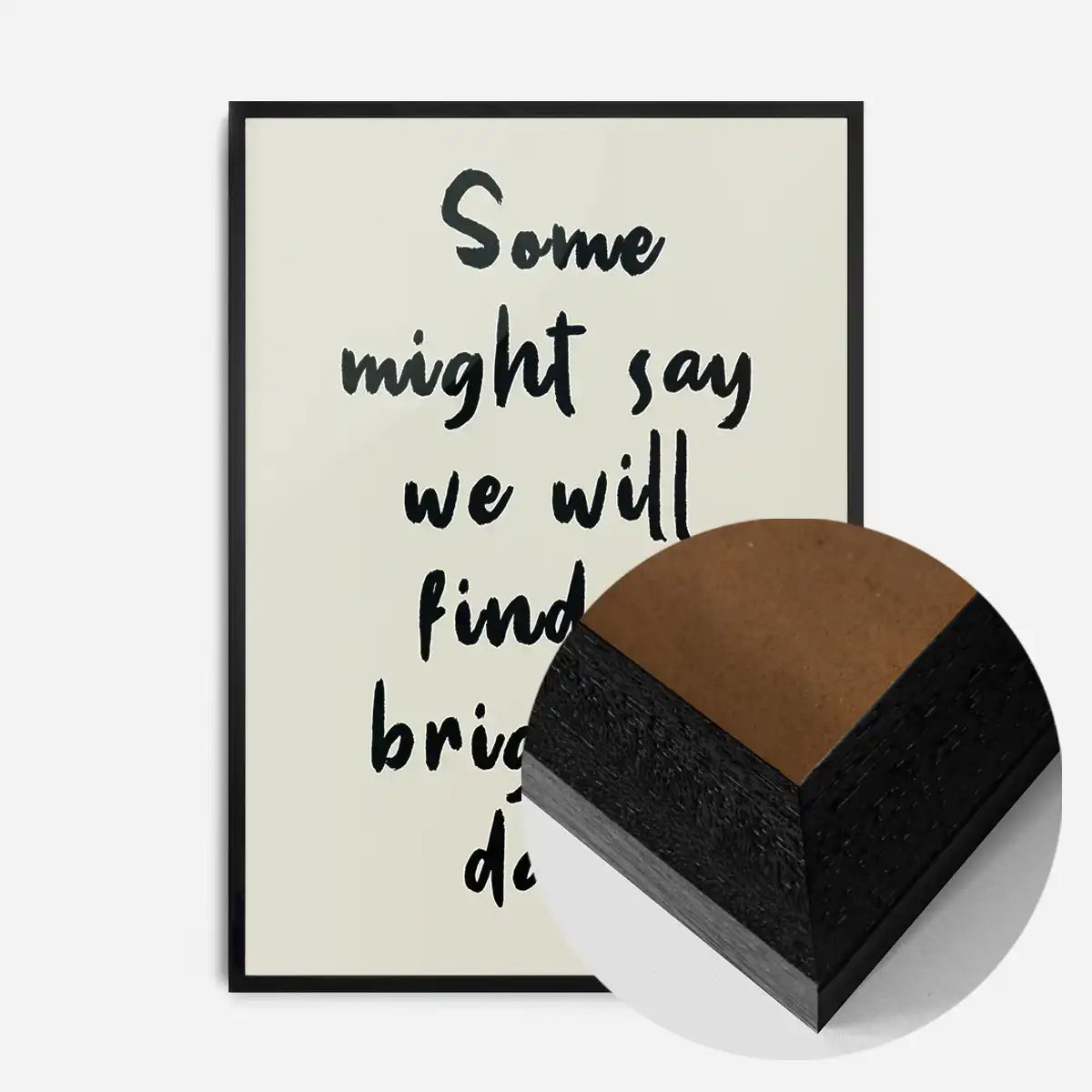 Some Might Say 2025 Oasis Lyrics Print