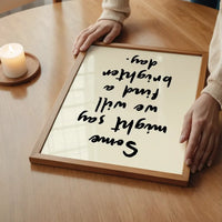 Some Might Say 2025 Oasis Lyrics Print