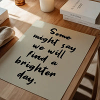 Some Might Say 2025 Oasis Lyrics Print