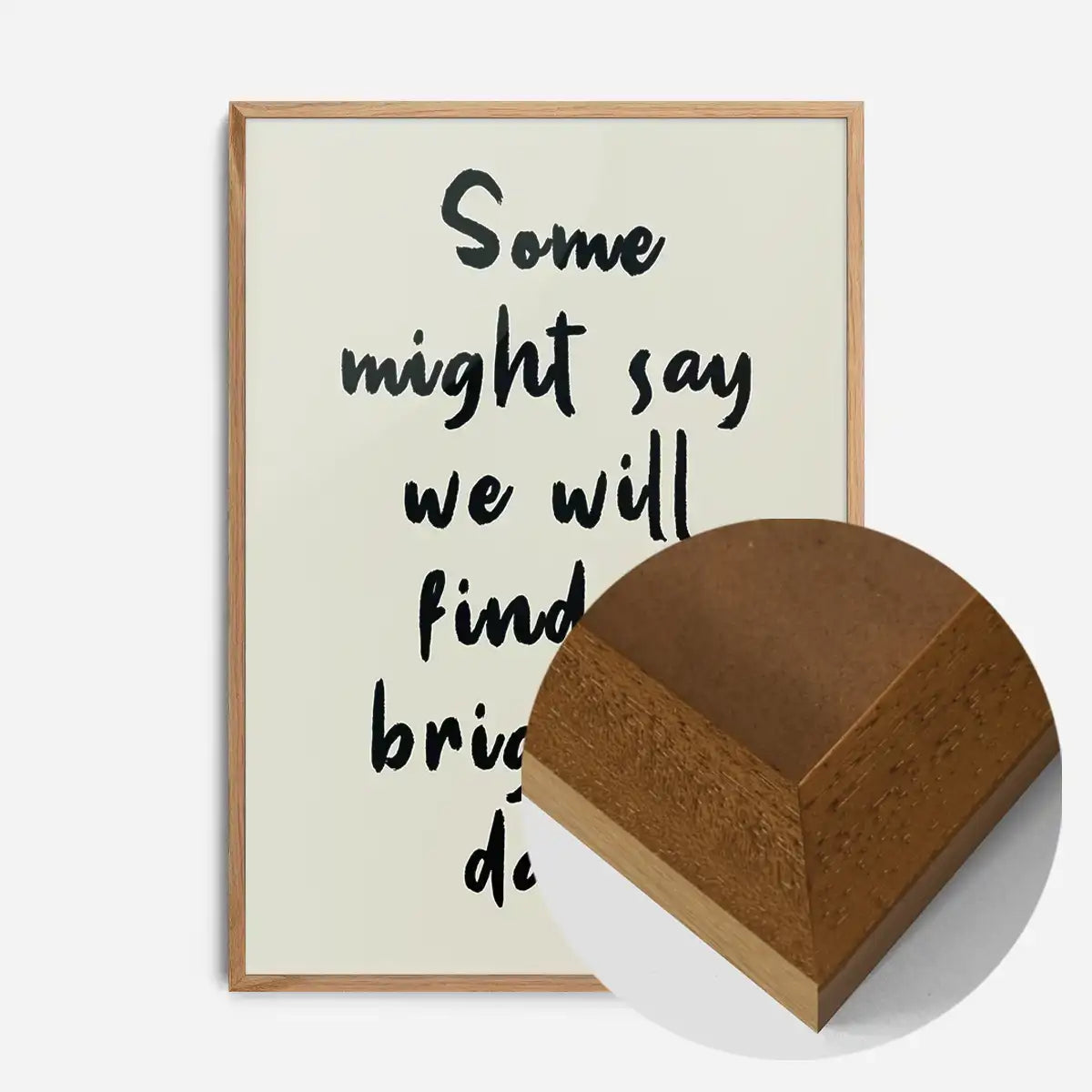 Some Might Say 2025 Oasis Lyrics Print