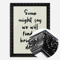Black Ornate Frame