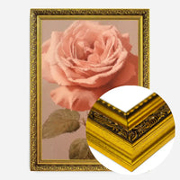 Large Close-Up Peach Rose Painting