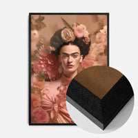 Frida Kahlo Peach Fuzz Portrait