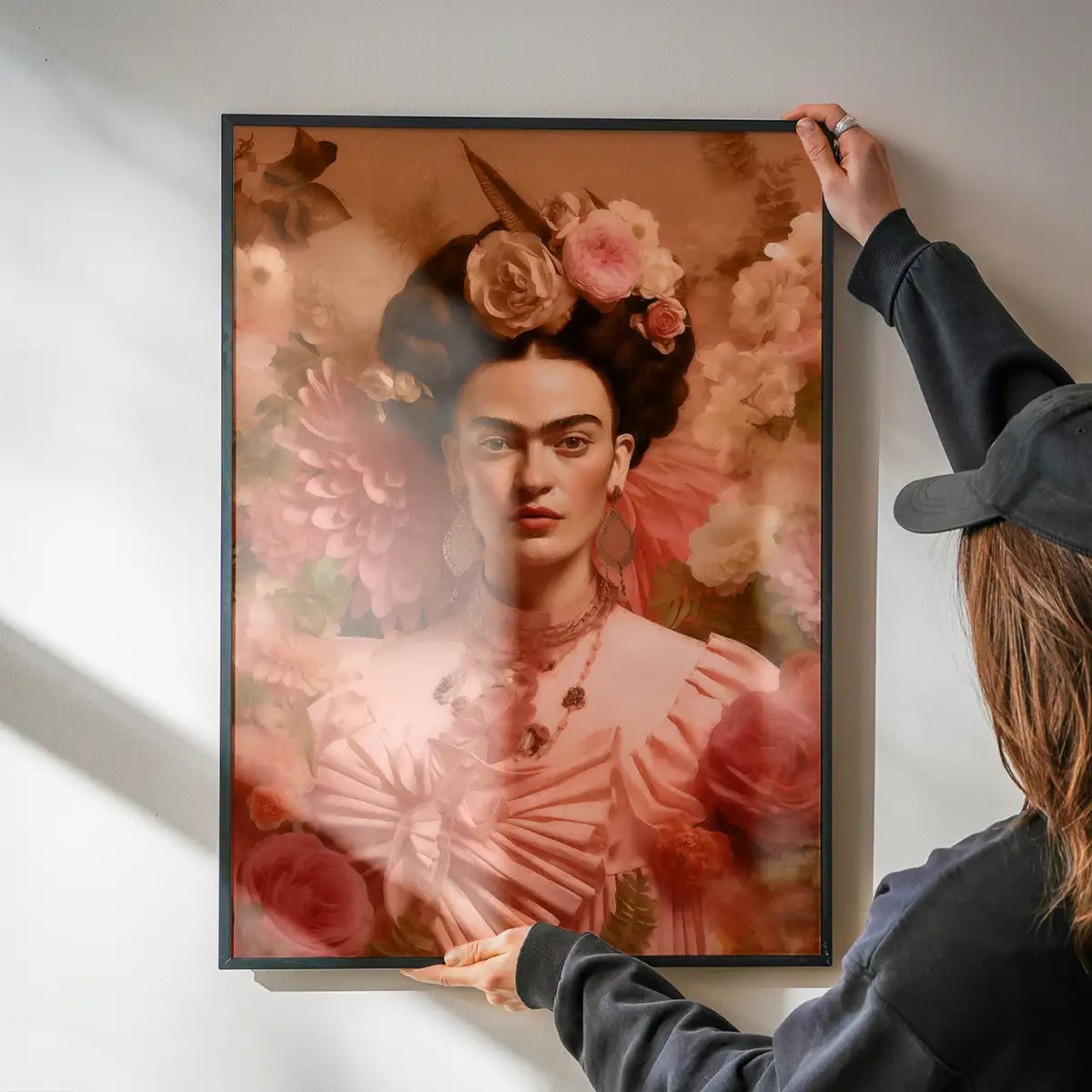 Frida Kahlo Peach Fuzz Portrait