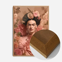Frida Kahlo Peach Fuzz Portrait