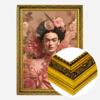 Frida Kahlo Peach Fuzz Portrait