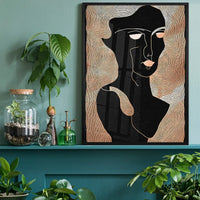Abstract Peach Illustration Print 2