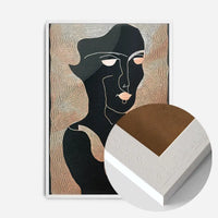 Abstract Peach Illustration Print 2